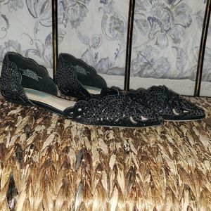 Betsey Johnson Blue Lucy Embellished flats